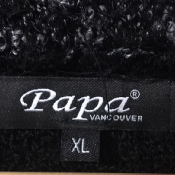 Stylish light coat/cardigan/sweater with faux shearling collar and details - Picture 4 of 7